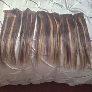 Bellami Silk Seam 18 Inch Dark Honey Cocoa Highlight